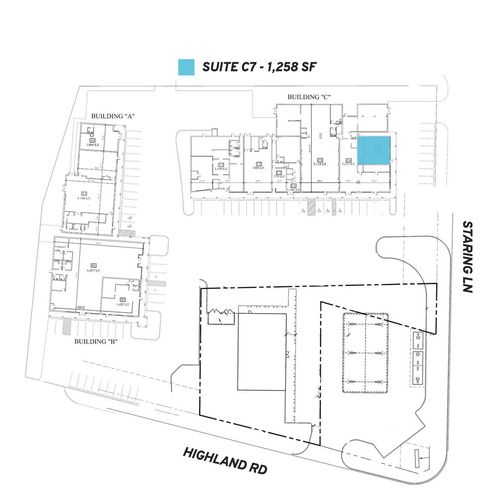 Retail Suite at Corner of Highland Rd / Staring Ln: 8827 Highland Rd, Baton Rouge, LA 70808